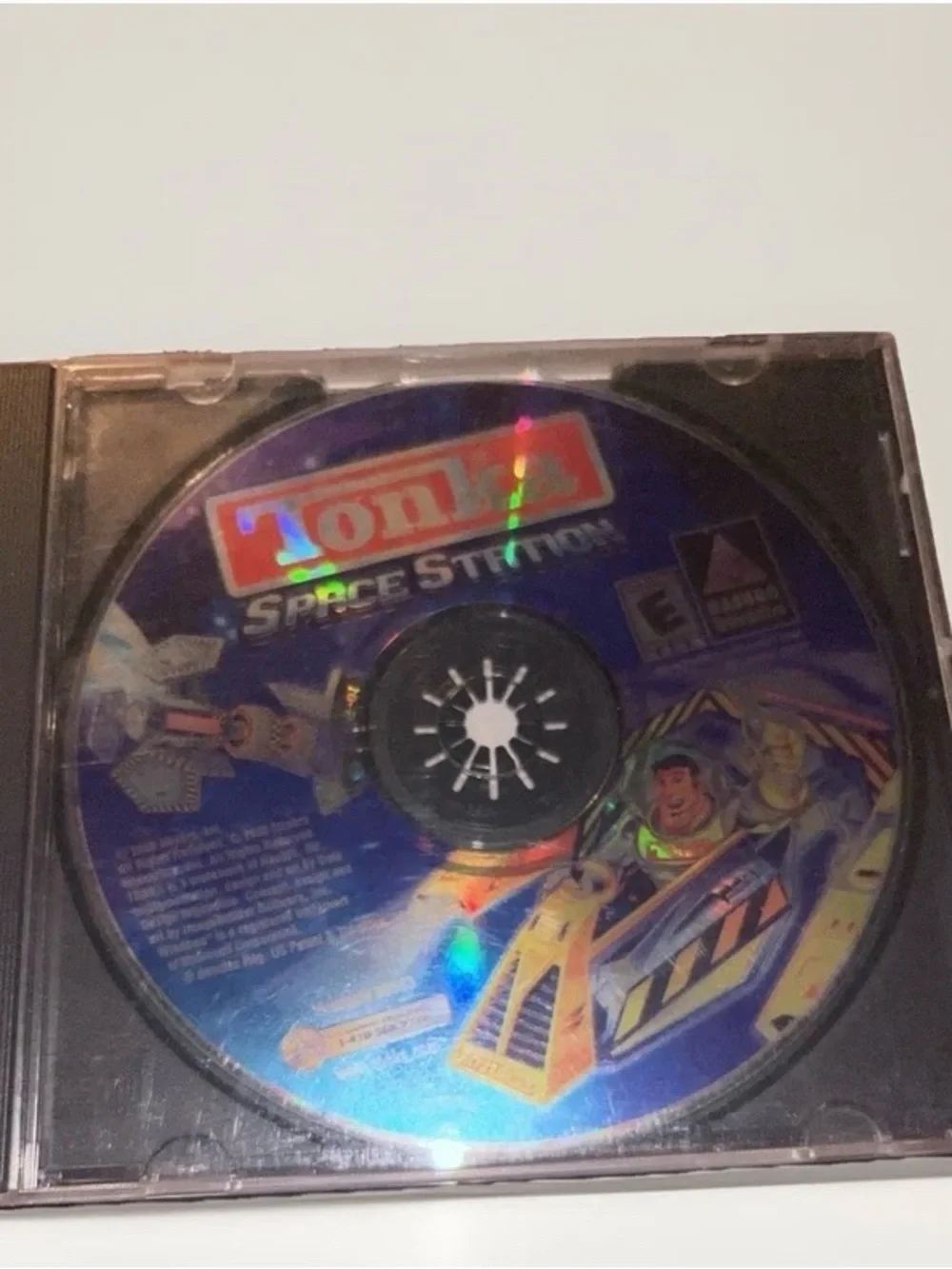 Tonka Space Station Game Disc in Blue and Yellow Artwork